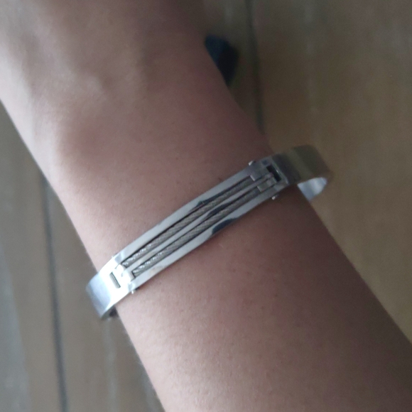 Stainless steel men's bracelet - Picture 5 of 9